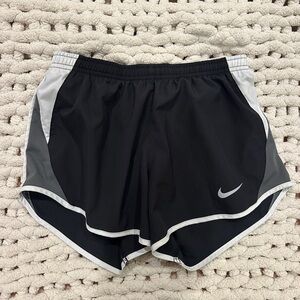 Nike Black and Gray Athletic Shorts for Performance